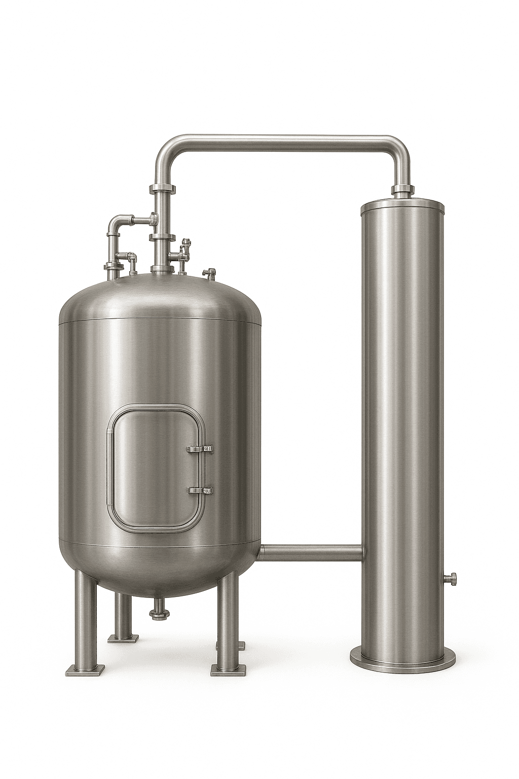 Rubbish Energy flash pyrolysis machine - stainless steel bio-diesel converter